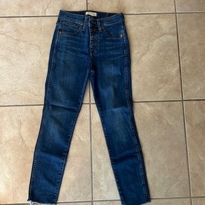 Madewell 10 inch high rise skinny size 25